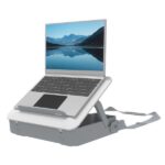 Fellowes Valigetta doppio uso per computer - Regolabile in 5 altezze - Include maniglia e tracolla - Materiali riciclati al 100%