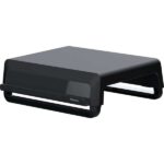 Fellowes Breyta Elevatore per monitor con 3 regolazioni di altezza - Supporto per smartphone e tablet - Ideale per il lavoro ibrido - Materiali riciclabili - Colore nero