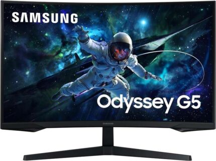 Samsung Odyssey G5 Monitor 32" LED VA Curvo QHD 165Hz FreeSync - Risposta 1ms - Angolo di visione 178º - HDMI