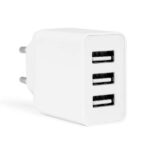 Orbegozo EN 1100 Caricatore USB multiplo - Ricarica fino a 3 dispositivi contemporaneamente - Protezione da sovraccarico e cortocircuiti - Compatto e portatile