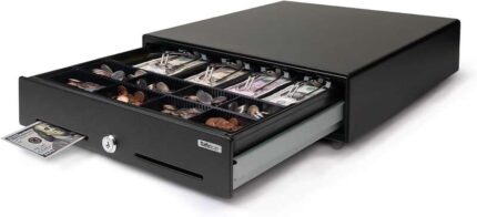 Safescan SD-3540 Cassetto portamonete - 8 scomparti per monete - 4 scomparti per banconote - fino a 1 milione di aperture