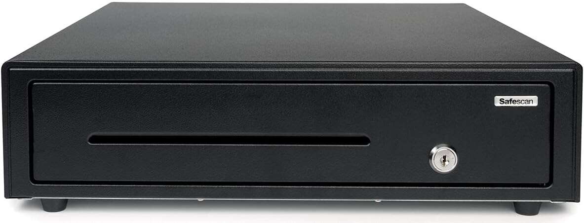 Safescan LD-4141 Cassetto portamonete - Design resistente ed elegante - Doppia connettività - Facile da installare - Conteggio rapido e preciso Safescan LD-4141 Cassetto portamonete - Design resistente ed elegante - Doppia connettività - Facile da installare - Conteggio rapido e preciso