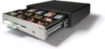 Safescan HD-4141S Cassetto portamonete - 8 scomparti per monete e 4 per banconote - fino a 2 milioni di aperture