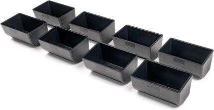 Safescan 4141CC Set di 8 contenitori per cassetti - Organizza e proteggi le tue banconote e monete - Compatibile con i cassetti della serie 4141