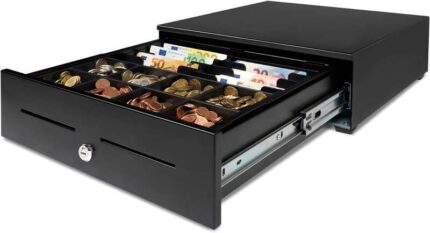Safescan HD-4142 Cassetto portamonete per uso intensivo - 8 scomparti per monete e banconote - fino a 2 milioni di aperture - Microinterruttore