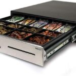 Safescan HD-4646S Cassetto portamonete - Design robusto e resistente - Regolabile e personalizzabile - Doppia connettività per sistemi POS