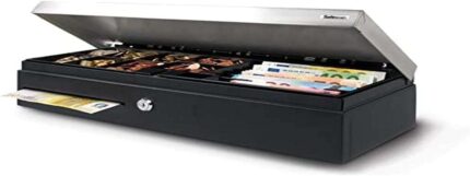 Safescan SD-4617S Cassetto portamonete - Conservazione sicura del contante - Design ribaltabile resistente - Design regolabile - Doppia connettività - Possibilità infinite