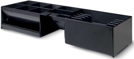 Safescan 4617T Cassetto per cambi di turno - Design regolabile - Conservazione sicura - Conteggio rapido - Compatibile con il cassetto portamonete SD-4617S
