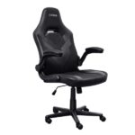 Trust GXT 703 Riye Sedia da gioco - Braccioli - Ruote in nylon - Pistone a gas classe 4 - Base in metallo - Peso max. 140 kg - Colore nero