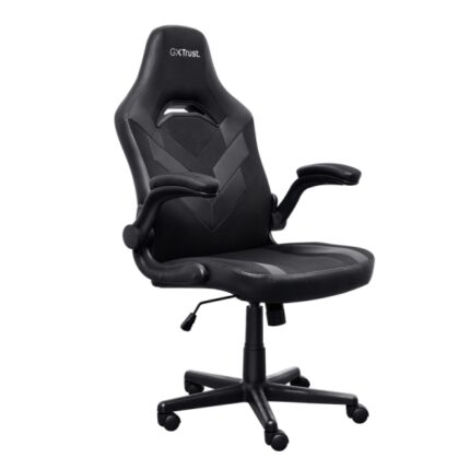 Trust GXT 703 Riye Sedia da gioco - Braccioli - Ruote in nylon - Pistone a gas classe 4 - Base in metallo - Peso max. 140 kg - Colore nero