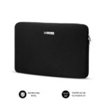 Subblim Business Laptop Sleeve Neoprene Custodia per laptop fino a 14" - Realizzata in neoprene - Sottile e leggera - Doppia cerniera - Colore nero
