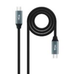 Nanocavo Cavo USB 3.2 Gen2x2 100W 4K/60Hz USB-C M/M - Lunghezza 3 m - Colore nero