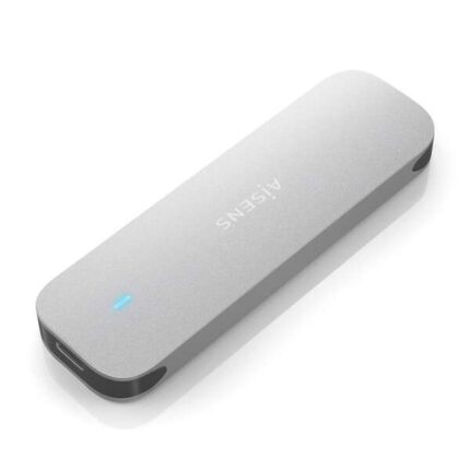 Aisens Box esterno M.2 (NGFF) ASM2-025Sl NVMe a USB3.2 GEN2 - Colore argento