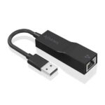 Aisens Convertitore da USB 3.0 a Ethernet Gigabit 10/100/1000 Mbps - 15 cm - Colore nero