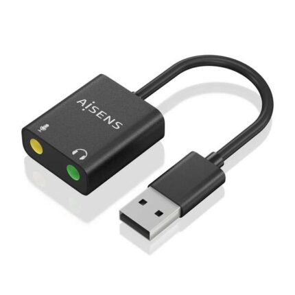 Aisens Convertitore USB-A ad audio 48KHz - USB-A/M-2xJACK 3