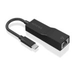 Aisens Convertitore USB3.1 GEN1 da USB-C a Ethernet Gigabit 10/100/1000 Mbps - 11 cm - Colore nero