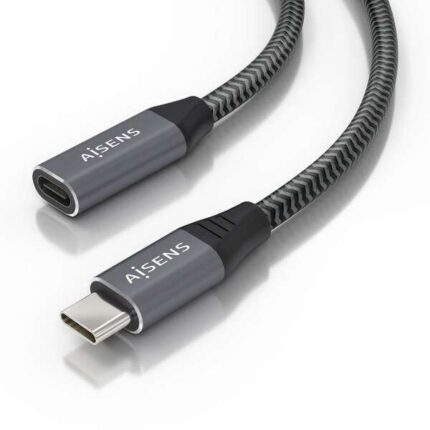 Cavo USB 3.2 GEN2x2 in alluminio Aisens 20 Gbps 8K@30Hz 5A 100W - Tipo USB-C/M-USB-C/H - 0