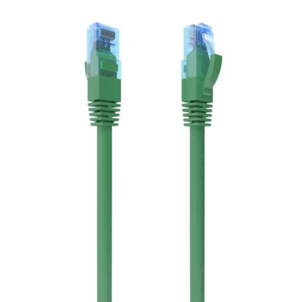 Aisens Cavo di rete patch RJ45 Cat.6 UTP AWG26 CCA - 25 cm - Colore verde