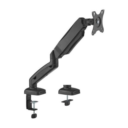 Aisens Supporto da tavolo PRO Contrappeso girevole e inclinabile per monitor/TV 9 kg (3 perni - 1 braccio) da 17-32 - Colore nero