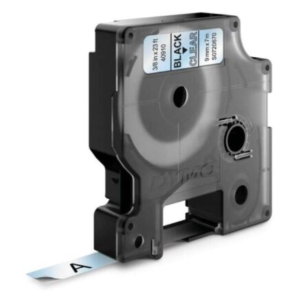 Dymo D1 40910 Nastro per etichette originale per etichettatrice - Testo nero su sfondo bianco - Larghezza 9 mm x 7 metri - S0720670