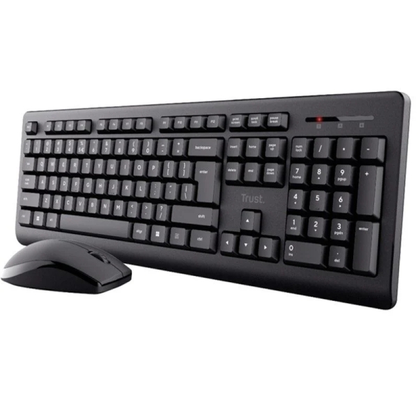 Trust Primo Pack tastiera USB wireless + mouse USB wireless a 3 pulsanti Trust Primo Pack tastiera USB wireless + mouse USB wireless a 3 pulsanti
