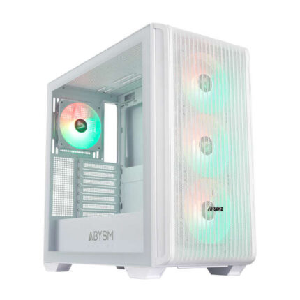 Abysm Danube Kamp BX300 White Case Torre ATX