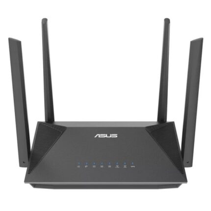 Asus RT-AX52 Router AX1800 WiFi 6 Dual Band AiMesh - Fino a 1800 Mbps - 4 porte RJ45 LAN - 4 antenne esterne