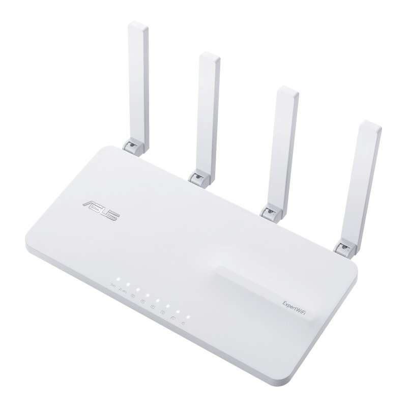 Asus ExpertWiFi EBR63 Router AX3000 WiFi 6 Dual Band - 4 porte RJ45 LAN - 4 antenne esterne Asus ExpertWiFi EBR63 Router AX3000 WiFi 6 Dual Band - 4 porte RJ45 LAN - 4 antenne esterne