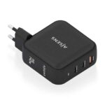 Caricabatterie GAN Aisens 140W - 2xUSB-C PD3.1 QC4.0 - 1xUSB-A QC3.0