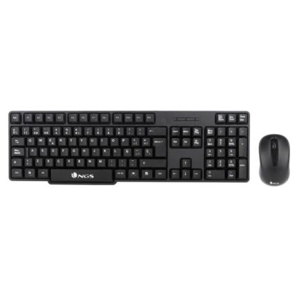 NGS Euphoria Kit Pack Tastiera wireless USB portoghese + Mouse wireless USB 1200 dpi 3 pulsanti - Utilizzo ambidestro