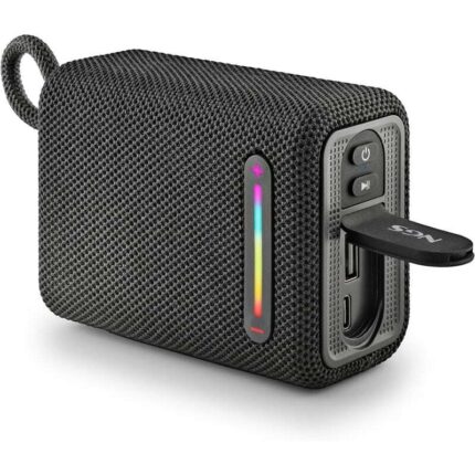 NGS Roller Furia 1 Altoparlante Bluetooth 15W TWS - Autonomia fino a 9 ore - Resistenza all'acqua IPX6 - Colore nero