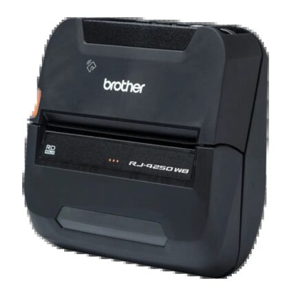 Brother RJ-4250WB Pacchetto stampante termica portatile per etichette e scontrini + batteria PABT006 WiFi