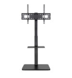 Tooq Moon Supporto da pavimento con regolazione dell'altezza per schermi da 37"-75" - Colore nero