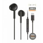 TechOneTech ear Tech Hip Auricolari intraurali USB-C - Microfono integrato - Assistente vocale - Cavo da 1