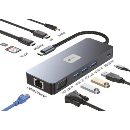 Leotec Adattatore 11 in 1 Plus USB-C a 1xDisplayPort