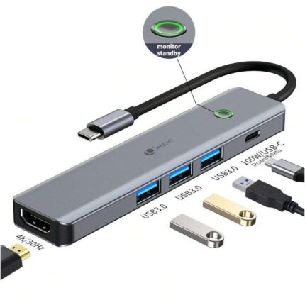Leotec Adattatore 5 in 1 USB-C a 1xHDMI