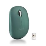 Mouse wireless NGS con tasti silenziosi - 2 pulsanti - Ambidestro - Colore verde