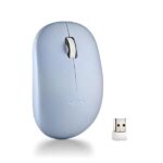 Mouse wireless NGS con tasti silenziosi - 2 pulsanti - Ambidestro - Colore blu