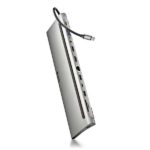 NGS Adattatore multiporta USB-C 12 in 1 - WIN/MAC-HDMI-SD/TF- LAN - PD 60W CHARGE - 3xUSB3.0