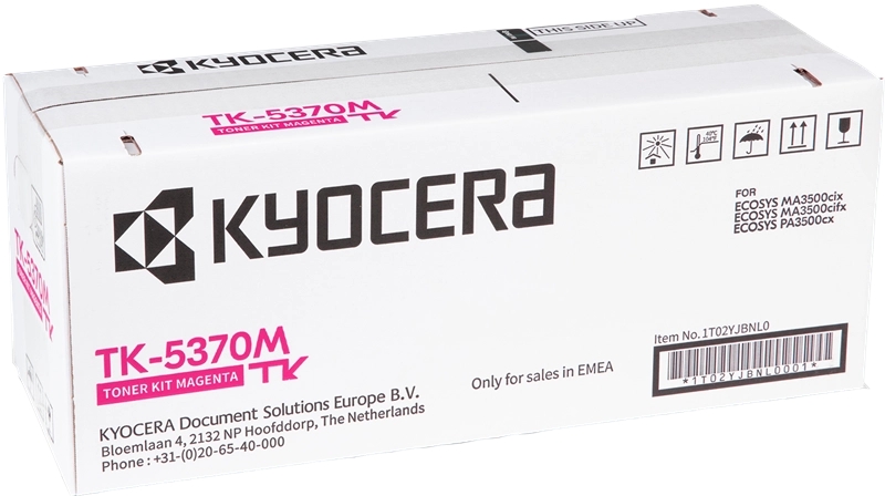 Kyocera TK5370 Cartuccia toner originale magenta - 1T02YJBNL0/TK5370M Kyocera TK5370 Cartuccia toner originale magenta - 1T02YJBNL0/TK5370M