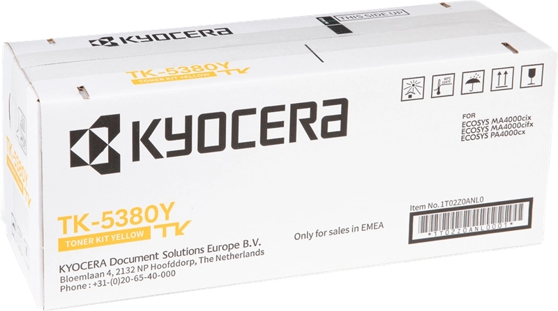 Kyocera TK5380 Giallo Cartuccia toner originale - 1T02Z0ANL0/TK5380Y Kyocera TK5380 Giallo Cartuccia toner originale - 1T02Z0ANL0/TK5380Y