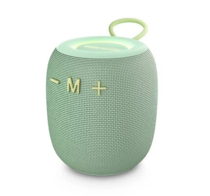 Energy Sistem Bloom Altoparlante Bluetooth - 18 ore di autonomia - Luci LED - Tecnologia True Wireless Stereo - IPX6 - Colore verde