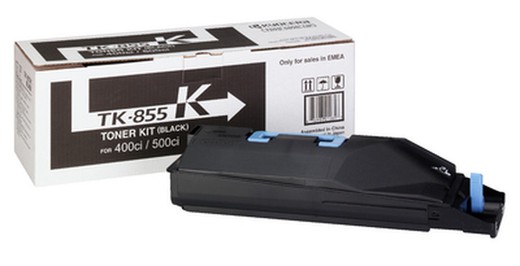 Kyocera TK855 Nero Cartuccia toner originale - 1T02H70EU0/TK855K Kyocera TK855 Nero Cartuccia toner originale - 1T02H70EU0/TK855K