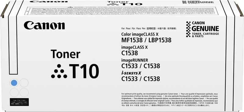 Cartuccia toner originale Canon T10 Ciano - 4565C001 Cartuccia toner originale Canon T10 Ciano - 4565C001
