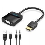 Vention Convertitore HDMI maschio a VGA femmina con jack da 3