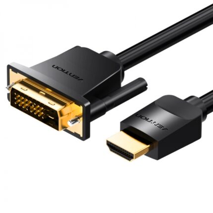 Convertitore Vention da DVI maschio a HDMI maschio - 2 m - Colore nero