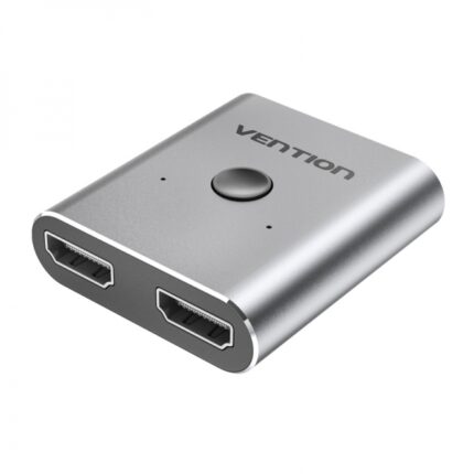 Switch/Splitter HDMI Vention da femmina a 2xHDMI femmina 4K bidirezionale - Alluminio grigio