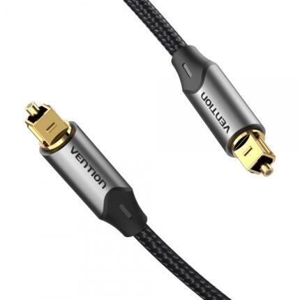 Cavo audio in fibra ottica Vention - 1 m - Grigio metallizzato