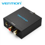 Vention Convertitore audio Toslink e RCA a 2x RCA - Colore nero