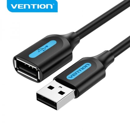 Cavo prolunga USB 2.0 maschio a USB femmina Vention - 1 m - Colore nero
